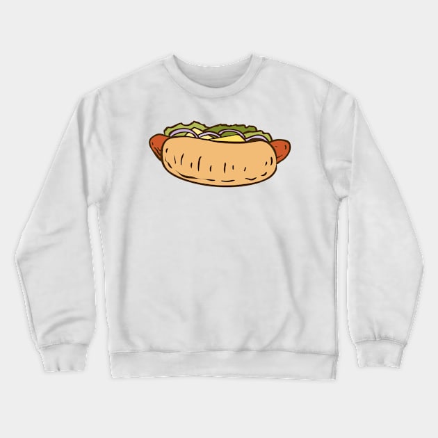 Hot Dogs Crewneck Sweatshirt by deepfuze